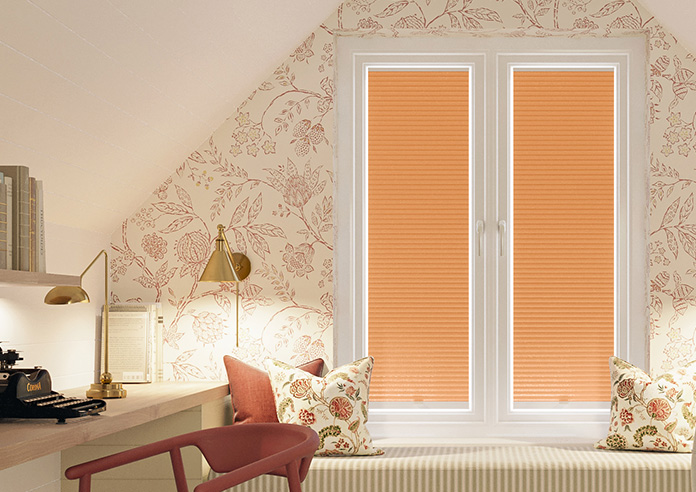 Umbra (Blackout), Orange - Stick Fit Honeycomb Blind - Image 6
